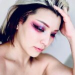 Hikaru Shida Instagram - Red smoky eyes 👁️💄 #hikarushida #aew