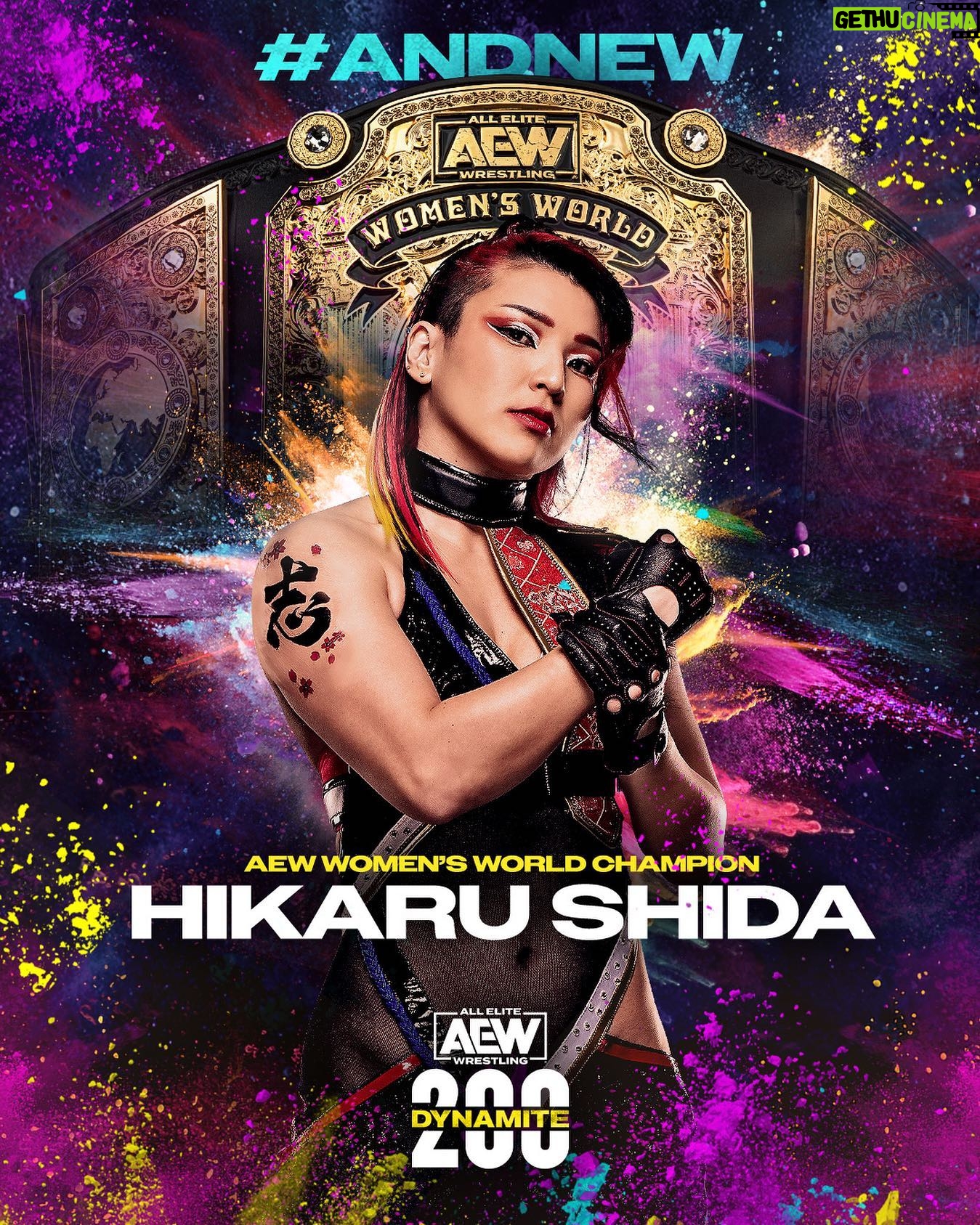 Hikaru Shida Instagram - #ANDNEW #AEW Women’s World Champion for the second-time @shidahikaru!