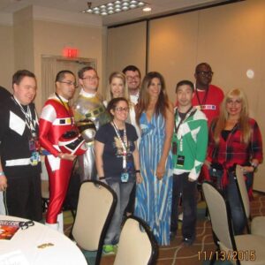 Hilary Shepard Instagram - Love this little throwback ! A special #vip meet and greet at the @rangerstop_convention 2015 with  the lovely @melodyperkinsxo ! I always love meeting  all you amazing #powerranger fans ! Thanks for all the love! ❤️ 💀☠️🏴‍☠️