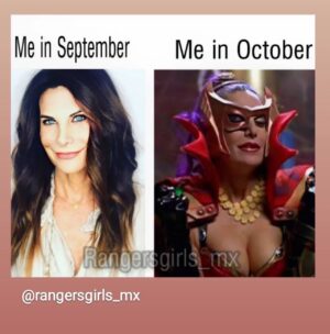 Hilary Shepard Instagram - We’ll this sums it all up!Thanks for this @rangersgirls_mx ❌⭕️🍸‼️#divatox #powerrangers #evilqueens #spacepirate