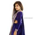 Hima Bindhu Instagram - Radiant in royal blue! 💎 #traditionalattire #ethnicfashion #styleinspo
