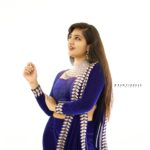 Hima Bindhu Instagram - Radiant in royal blue! 💎 #traditionalattire #ethnicfashion #styleinspo