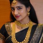Hima Bindhu Instagram - 🖤Black and Gold⚜️ #sareelove #traditional