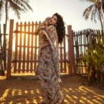 Hima Bindhu Instagram - All in a dream of the floral world. ... Designer / Stylist : @ratikhavenugopal Camera: @mramvigneshphotography Team / Garnent: @flauntbyratikha @myurabyanithaprabhu @thatpondygirl MUAH: @seldonartistry ... #stylist #dress #stylingtips #laceless #sareeblousedesigns #sareereels #chennaistylist #kollywood #cinemastyle #costumedesigners #filmdesigner #customsaree #himabindhu