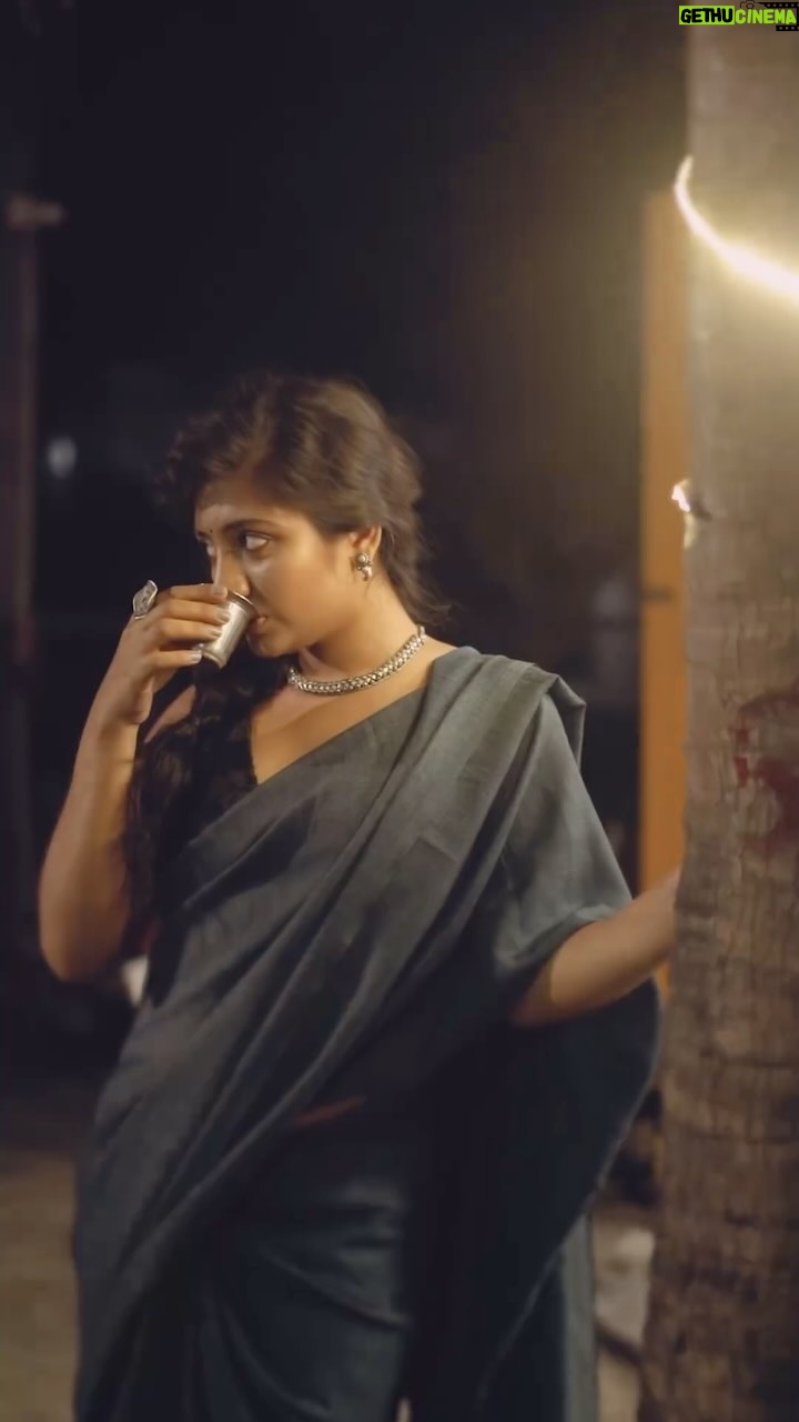 Hima Bindhu Instagram - Chai in hand, heart at peace. ☕️💫 #ChaiLove 🪬 🍀 Designer / Stylist : @ratikhavenugopal Camera: @mramvigneshphotography Team / Garnent: @flauntbyratikha @myurabyanithaprabhu @thatpondygirl MUAH: @seldonartistry ... #stylist #dress #stylingtips #laceless #sareeblousedesigns #sareereels #chennaistylist #kollywood #cinemastyle #costumedesigners #filmdesigner #customsaree