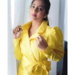 Hima Bindhu Instagram - Feeling mellow in yellow 💛 PC : @camerasenthil @rrajeshananda #OOTD #happyvibes #colorful #fashionblogger #happiness #optimism #energy #calm #cheerful #lifestyle