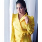 Hima Bindhu Instagram - Feeling mellow in yellow 💛 PC : @camerasenthil @rrajeshananda #OOTD #happyvibes #colorful #fashionblogger #happiness #optimism #energy #calm #cheerful #lifestyle