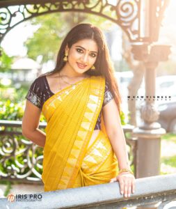 Hima Bindhu Instagram - #chennaisenthamizh Saree & blouse @sarang_thesareeshop Shot by @irisproweddingphotography