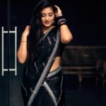 Hima Bindhu Instagram - Totally feeling the vibes of black and silver! Rocking that timeless elegance in every fold. This stunning saree is a creation by @style_in_threads_ Pc @sathyaphotography3 🌟🖤 #sareeswag #saree #dazzling #styleinthreads #elegance