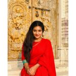 Hima Bindhu Instagram - Your beauty in a lovely saree is a masterpiece that paints the canvas of lasting joy, and your smile is the brushstroke of eternal happiness. Saree & blouse @sarang_thesareeshop #SareeJoy #SmileCanvas #EternalBeauty