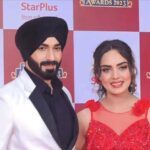 Himanshi Parashar Instagram - Nothing…. . . . . . . Just #sahan at #starparivaarawards