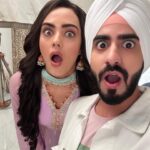Himanshi Parashar Instagram - Saadi Atrangi Yaari💃🏻🕺🏻 #quiteliterally . #bts #terimeridoriyaann