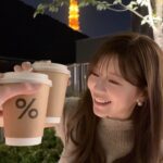 Hina Ishizaki Instagram - ディナー後のかふぇたいむ☕️ w/ @rinka_ootani