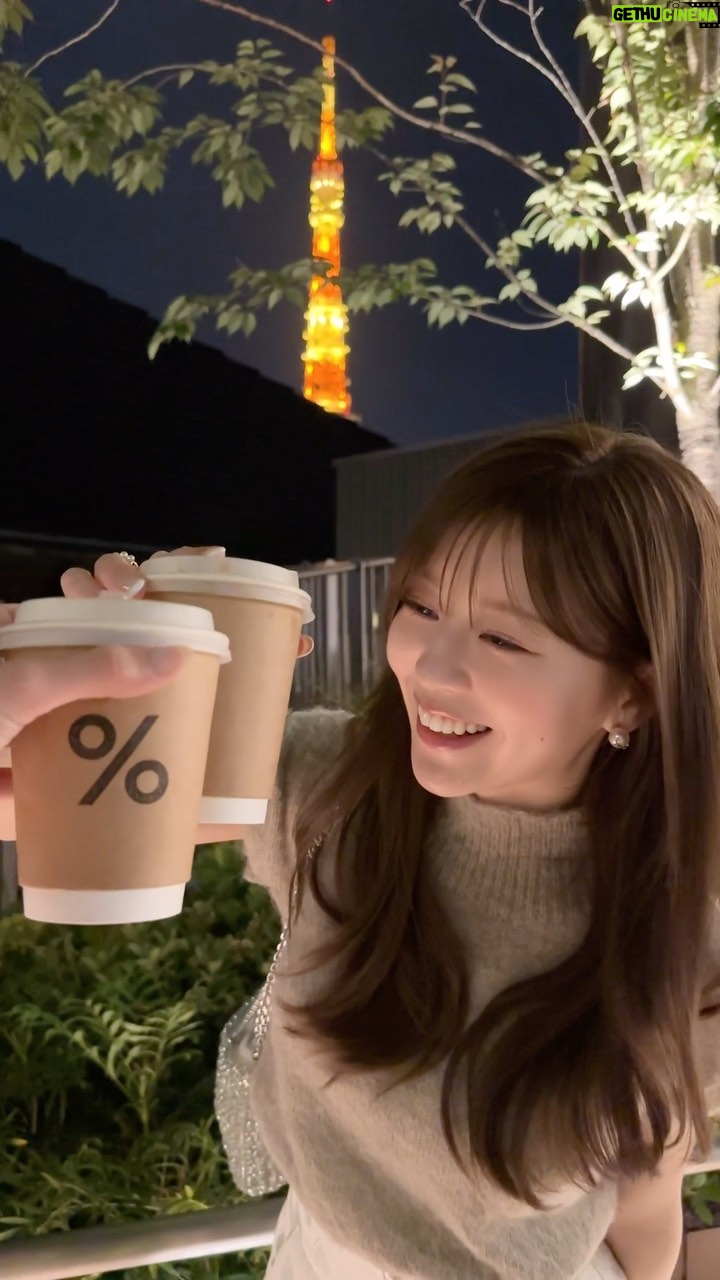 Hina Ishizaki Instagram - ディナー後のかふぇたいむ☕️ w/ @rinka_ootani