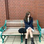 Hina Ishizaki Instagram - ⁡ ジャケットの丈感が可愛すぎ🧥♡ ミニ丈にはボリュームある靴が私のスタイル