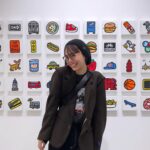 Hiroe Igeta Instagram - ステッカーを持っていてずっと気になっていた @shetagram さんの個展に🌼 去年ちょうど見ていたNYの景色が優しくポップに 描かれていて、 最高に心踊りました。 癒やされたなぁ、、