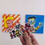 Hiroe Igeta Instagram - ステッカーを持っていてずっと気になっていた @shetagram さんの個展に🌼 去年ちょうど見ていたNYの景色が優しくポップに 描かれていて、 最高に心踊りました。 癒やされたなぁ、、
