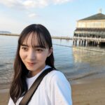 Hiroe Igeta Instagram - 地元でのお仕事後に 時間があったので大好きな海に☺️