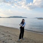 Hiroe Igeta Instagram - 地元でのお仕事後に 時間があったので大好きな海に☺️