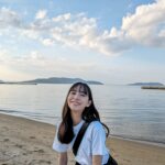 Hiroe Igeta Instagram - 地元でのお仕事後に 時間があったので大好きな海に☺️