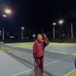 Hiroe Igeta Instagram - 久しぶりのテニス🎾 10年前のガットを張り替えて臨みましたが、 筋力落ちてて体がすっかり忘れてました🥲 今年の目標がまた一つ増えました。 テニス上達したい〜、、
