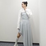 Hirona Yamazaki Instagram - 🤍🩵🤍🩵 shirt,dress : @ujoh.official shoes : @camper_japan accessory : @malanoche_official @mariha_official 衣装がとっても素敵でした☺️🩵
