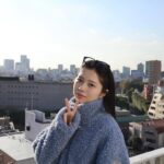 Hiyori Sakurada Instagram – ふわふわで色味も可愛い…☁️今年の冬もタトラスにお世話になります🦋

#BOAフリース #TATRAS  #タトラス
#PR