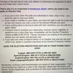 Holland Taylor Instagram - If you want to vote in person HERE ARE YOUR RIGHTS. Read this important info - good to have! Different language hotlines to put in your phone. Ways to protect against any interference or intimidation. If you are in line to vote you have the right to vote no matter the time!