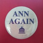 Holland Taylor Instagram - A button from back in the day… Pinning it on now.