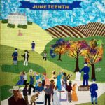 Holland Taylor Instagram - Renee Allen's Juneteenth quilt was part of a nationally traveling exhibition “And Still We Rise: Race, Culture and Visual Conversations,” organized by the Women of Color Quilters Network in partnership with Cincinnati Museum Center and National Underground Railroad Freedom Center.