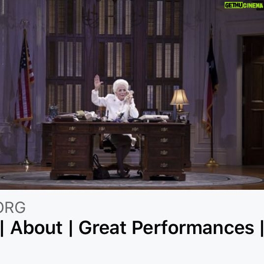 Holland Taylor Instagram - As I'm sure you all can imagine, I couldn't be more honored than by PBS's decision to broadcast ANN nationally, this summer, premiering nationwide on June 19th, under the banner of Great Performances. I'm so gratified that ANN will be on a beloved and admired network, one that is in every TV across the land. The fact that I will be performing it live at the Pasadena Playhouse in CA at the same time would make Governor Richards smile, I know. #StillTruckin'. Love and greetings to all. http://www.pbs.org/wnet/gperf/ann-about/10421/