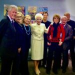 Holland Taylor Instagram - Hillary arranged the whole night. Having seen it in DC, she knew. They brought Meryl and Don. Meryl told me, he kept saying, this is all so true to her, so accurate. “He just roared at the Arkansas joke…” They were so interested in the process. I didn’t know they were coming, as Kevin really protects me from distraction. He greeted me as I stepped off the stage and said, “Don’t kick your shoes off, you’re coming with me,” and swept me into the back corridors of Lincoln Center until we finally arrived at a door opening into large reception room with the Clintons, Gabby Giffords, Mark Kelly and… MERYL STREEP! I was speechless, but not for long. The President was still teary-eyed and Hillary just beamed at the surprise event she had made. Meryl seemed genuinely excited and told me how the President kept nudging her and saying. “This is so accurate!” and guffawed at the Arkansas joke. I was so thrilled to talk with them all as they seemed avidly interested in the whole process of making the show. It was wonderful to look into Gabby Giffords’s eyes and see the sparkling perfect presence there, and to meet astronaut Mark Kelly, whom I now support politically, of course. These pictures were all snapped on my phone by my dresser Barry Doss, but they had the great photog Brigitte Lacombe at that event for official coverage, so I sometimes see her shots still out there. What a night. The reception was long, and as Kevin led me out, he said, ”You have a few more people here…” and lo and behold, all the Kennedy Center ushers awaited in their own reception area! What an unbelievable night!!! And yep, of course, I had a matinée the next morning…