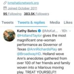 Holland Taylor Instagram – RARE… So grateful.
