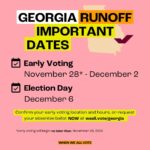 Holland Taylor Instagram – Please, play a part in this truly historic election that will pull the tiller and help to guide the country towards a safer democracy. Confirm your early voting location and hours, or request your absentee ballot NOW at weall.vote/georgia, or at the 🔗 in our bio.
🗓️ Early Voting is November 28* – December 2
🗓️ Election Day is December 6