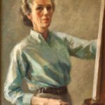 Holland Taylor Instagram – Virginia Davis Taylor. Artist and mother of three. Her self portrait. Her three girls and grandchildren think of her always and miss her- especially when they would love to share their happy times and accomplishments with her. Her smile, her fine values, her sense of humor- are alive in our memories.