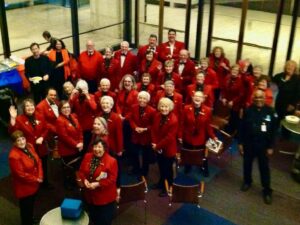 Holland Taylor Instagram - The Kennedy Center Ushers for the Eisenhower Theatre, specifically the Thursday night gang, were a wonderful group who responded so incredibly to ANN during our previews there, speaking their mind to my director Ben Klein, that I became determined to continue to hear from them.

The ushers generally had no access to the innards of the artist’s side of the theatre or the fabled Green room, which was a huge chandelier and couch filled haven where the great and garden variety folks came after the performance. I pled the case with KC management that, since I was the only performer, I felt they should allow the ushers to visit after the show along with other friends if I wanted that.  So, permission was granted, and for the first time, the “Redcoats,” as I called them, started appearing after the show — three one night, eight another — during the month ANN played there. Our last Saturday night happened to be my birthday, and the gang just floored me by arranging on their own for champagne and a birthday cake to celebrate, and ALL of them (a big group of about 30), it seemed, in attendance. I never will forget it. 

But nothing prepared me for the night on Broadway, more than a year later, when about 35 of them appeared IN THEIR Kennedy Center REDCOATS at a performance of “their” ANN at Lincoln Center. They had come up to NYC in a caravan of buses, trains, cars, and airplanes. They made an adventure of it and I consider it the greatest honor I’ve ever been given. They were rewarded, too, in a way — at the performance they attended were also President Bill Clinton and First Lady Hillary Clinton, Meryl Streep, Gabby Giffords, and Mark Kelly. Quite a night!