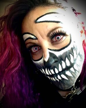 Holly Letkeman Instagram - We’re seeing things more clearly these days.. #DemonAssassin #Decay #DeathDealer #WantTakeHave