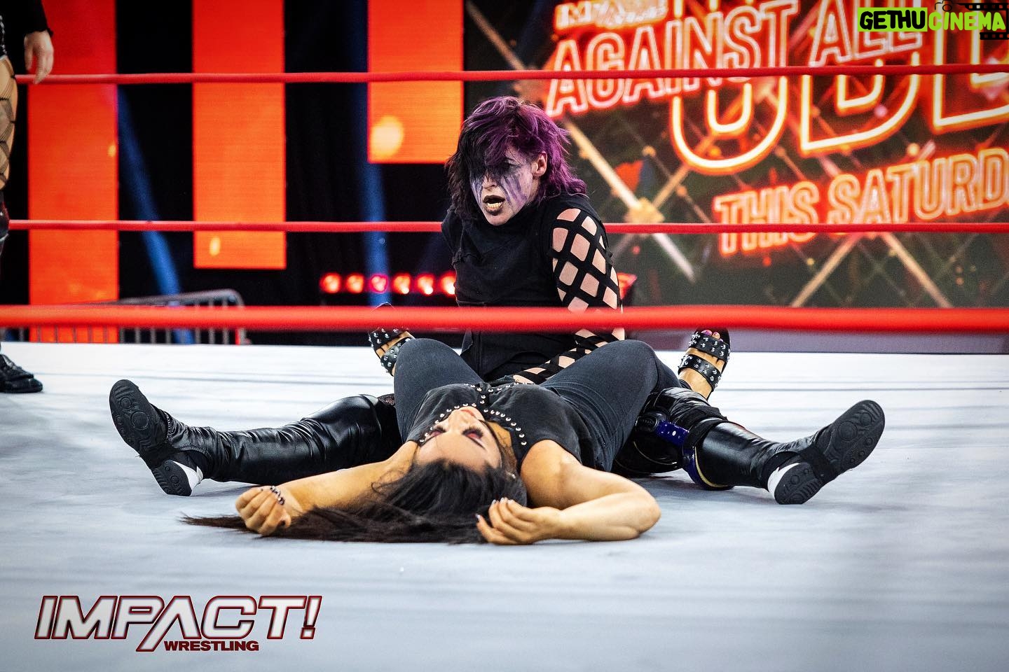 Holly Letkeman - 4.4K Likes - As Above, So Below.. We’ll have it with us tonight.. as well as anything and everything else we can throw at the Virtuosa to reclaim what the Shadow desires.. the Knockouts Championship.. #Decay #AgainstAllOdds #DemonAssassin #NoMoreHumans