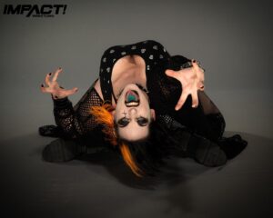 Holly Letkeman Instagram - Everything appears different in the Upside-Down.. 

Are the Hivelings prepared for another episode of @impactwrestling tomorrow on @axstv and @youtube Insiders..? 

Join us..

📸: @beezzzzy 

#Decay #DemonAssassin #WantTakeHave #UpsideDown #Knockouts #DemonXBunny #impact #ImpactWrestling #ImpactonAXSTV #BeforeTheImpact #Rebellion