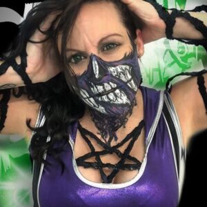 Holly Letkeman Instagram - When one as talented as @oscarshockgarcia offers to design your war paint.. it is wise not to decline such an artistic collaboration.. he captured our spirit well, wouldn’t you agree, Children..? Muchas gracias por esta hermosa pintura.. 🌹

#DemonAssassin #ImpactMexico