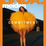 Holly Mae Brood Instagram – LINDA. Meiden 🧡🥕🍑 
@linda_meiden 

📷 : @anhkietduong 
👗 : @nicole_huisman 
👄 : @judithneyens 
🖊️ : @nicolegabriels