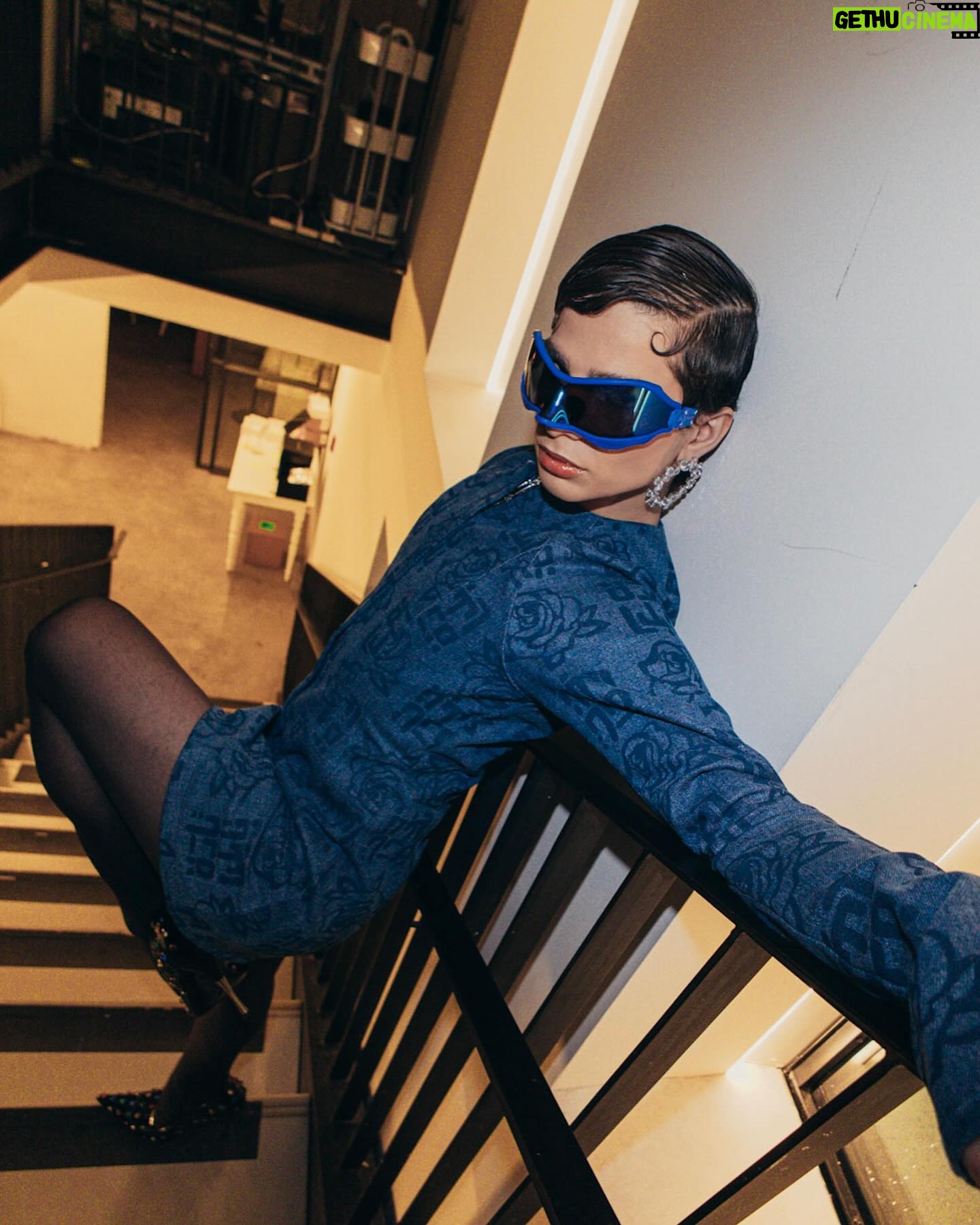 Honey Balenciaga Instagram - @maisonmargiela x @gentlemonster Thank You for inviting me to celebrate this iconic collab & gifting the cuntiest sunglasses😛 📸: @izzyrobertti 👗: AW24 @tarababylon & shout out to @69cconsulting