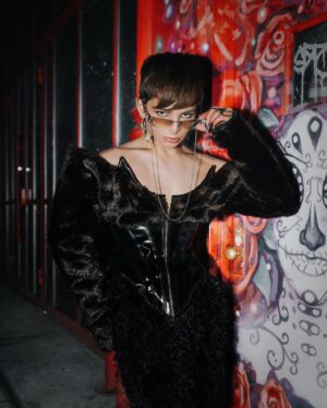 Honey Balenciaga Instagram - Im just a girl from Brooklyn🖤 wearing @gremonstyne styled by @ncsweet_ shot by @seekaxiom 💋