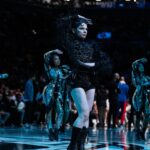 Honey Balenciaga Instagram - I am so happy to have shared this special moment with my friends and family, surrounded by love. This was the first time I took my parents to work with me lol😂 Thank you @brooklynettes for allowing me to grace the stage with you 🩷 It was a moment I will cherish forever🥺 @barclayscenter Till next time🤠🩷 BROOKLYNS PRINCESS, DANCING FOR THE BROOKLYN NETS BABY! Photographer: @seekaxiom custom outfit by @houseobones Nailz by @alexanenailedit Makeup by @1800andrewdahling Hair: @tiffanytheeartist