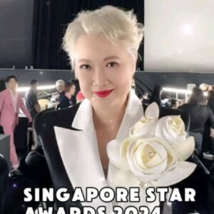 Hong Huifang Instagram - 非常感谢我的团队帮我打扮的美美，容光焕发出席盛会。
Outfit designed & stylef by: @anniechuasg
Make up by: @limelightstudiosg
  @peiyisheng
Hair by: @limelightstudiosg
@henryhongzhen_limelight 
Photo by: @bryanfoong
@henryhongzhen_limelight

Handcrafted flower @gioiellisg 
Jewelry @thisisstateproperty
Jewelry brand is - State Property Fine Jewelry
@catwalktaiwan @the_celebrityagency