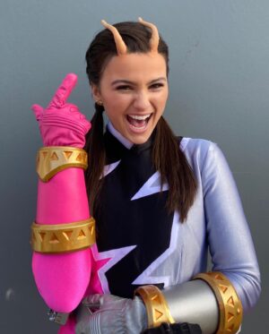 Hunter Deno Instagram - Reminiscing on the time I could read minds 👽 if you could have any super power, what would it be? @powerrangers #powerrangers #pinkranger