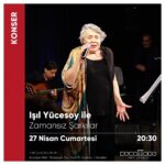 Işıl Yücesoy Instagram - Işıl Yücesoy ile Zamansız Şarkılar, Decollage Sahne’de! Decollage Art Space,27 Nisan’da Işıl Yücesoy’un “Zamansız Şarkılar” konserine ev sahipliği yapacak. Işıl Yücesoy, canlı ve etkileyici sesiyle eserlerini sergileyecek. Konser, piyano sanatçısı Berkan Kaya ve gitar ustası Alper Kargın’ın eşlik ettiği performanslarla renklenecek. Seçilmiş melodilerle donatılmış bu akşam, müziğin farklı tonlarını keşfetme fırsatı sunacak. “Zamansız Şarkılar” konseri, müziğin ve samimiyetin birleştiği bir deneyim vaat ediyor. Her bir nota, dinleyicilere müziğin çeşitli yönlerini deneyimleme şansı verecek. Işıl Yücesoy’un akustik konserine katılarak sanatın içinden geçen bir akşamı beraber geçirmek için yerinizi alın, müzikle dolu bir deneyime hazır olun. Bilgi ve kayıt için bize ulaşabilirsiniz. Adres: Suadiye Mahallesi, Müzeyyen Sokak, No:4/1, 34740, Kadıköy/İstanbul İletişim: 90 (532) 363 09 89 info@decollageartspace.com http://www.decollageartspace.com #DecollageArtSpace #IşılYücesoy #Konser #Concert #Dinleti #CanlıMüzik #Canli #Muzik #İstanbulKonser #Kadıköy #Işıl #Yücesoy #Anlamazdın #İspanyolMeyhanesi #Suadiye