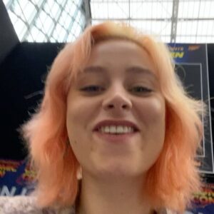 Ida Marie Nielsen Instagram - I had such a wonderful time meeting everyone at London Comic Con Winter! Thank you for the beautiful orange pen Moses. And the great talks and questions from all of my fellow Viking people. Dressed up as @gblagden for this event. Wonder who i should copy next? 🌞🌻@showmasters_events