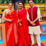 Idhika Paul Instagram - Watch me #today @ 4:30pm in the Finale Episode of #Rondhone_Bondhon, only on @zeebanglaofficial ! And It’s amazing to meet @gauravchakrabarty & @ridhima.ghosh , loved the experience indeed. #idhika_paul_official