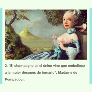 Ignacia Allamand Instagram - Hola amiguitos ¿Cómo están?
Este #throwbackthursday quiero hablarles sobre un tema muy relevante… la champaña. Corría el año 2011 y yo recién separada, recién desnutrida y recién pagada, me disponía a huir muy lejos cuando me crucé con esta frase de Napoleón “Champaña, en la derrota la necesito, en la victoria la merezco”. Por favor no empiecen que es cara y que soy curá y todas los intentos de insulto que se les ocurren cuando trato de contarles algo. Ya se que soy gozadora y también una privilegiada. Gracias.
Cuando leí esta frase, la amé. Este viaje era precisamente una mezcla entre ambas. 
Estaba derrotada por mi fracaso matrimonial, había renunciado a mi trabajo y a mi casa y a mis perras y a mis sueños. Pero también, tenía una maravillosa sensación de victoria. Había tenido el coraje de decir “No más” y recuperado mis territorios psicológicos, emocionales y corporales para empezar de nuevo. 
Nos hablan mucho sobre la fuerza que se requiere para terminar lo que se empieza, pero poco se dice de la valentía que se necesita para decir “Basta”.

La frase se convirtió en mi lema. Durante meses probé cuánta champaña, cava, espumante, prosecco, etc. Que se cruzó por mi camino. A veces acompañando carcajadas, y otras tantas, tantísimas, lágrimas. Pero si en algo tenía razón Don Napoleon, es que en ambos estados, fue una gran compañera. 
Con esto no estoy diciendo que ahoguen sus penas en alcohol (Aunque quien soy yo para juzgar). Ni tampoco que la única forma de celebrar es con una copa llena. Solo quise compartir un pedacito de algo. Un trocito de experiencia. Un cachito de vida que en algún minuto se veía feo y que con ayuda de tonteras cómo esta se fue llenando de anécdotas y transformándose en historias bonitas que contar. A veces las cosas más tontas son las que se quedan plasmadas en el recuerdo y lo que parecía fundamental, desaparece sin dejar rastro. 
Con el tiempo descubrí que don Napoleón no fue el único personaje célebre que dedicó sabiduría a este brebaje. Es un amor compartido entre muchos. A mi todavía no se me ocurre la frase perfecta, pero seguiré buscando. Por mientras, si quiere conocer más, deslice ➡️
#queendelmuchotexto 
Igual tomen agüita!!!!!
